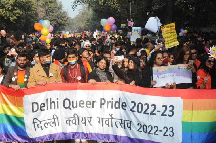 Delhi Pride // Nuotr. iš @DelhiTimesTweet Twitter paskyros