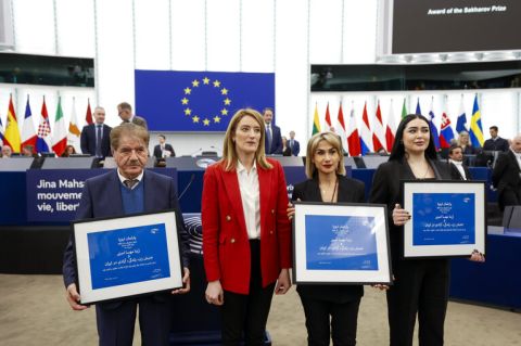 Sacharovo premijos įteikimas // Nuotr. Europos Sąjungos