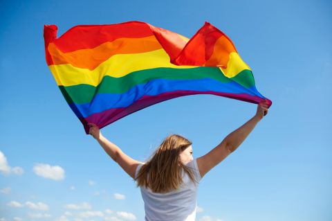 LGBTQ+ vėliava // Nuotr. gpointstudio iš freepik.com