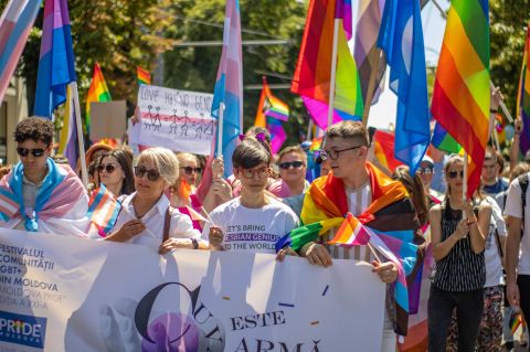 Moldova Pride 2022 // Nuotr. iš Centrul GDM facebook paskyros