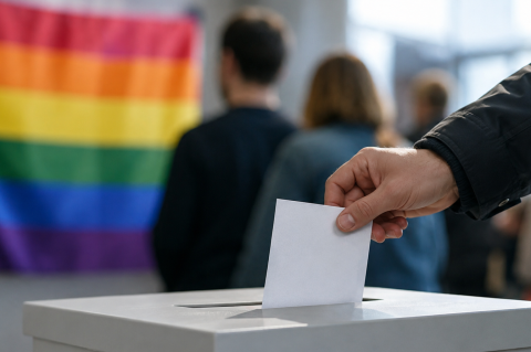 Balsavimas // Nuotr. sugeneruota dirbtinio intelekto