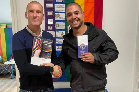 Petromir Genchev ir Alain Permentier, Europos LGBT policijos asociacijos atstovu