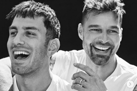 Jwan Yosef ir Ricky Martin // Nuotr. iš jwanyosef Instagram paskyros (autr. Matthew Brookes)
