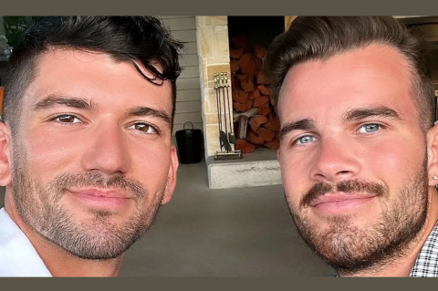 Jesse Baird (L) ir Luke Davies (R) // Instagram/@jessebairddd