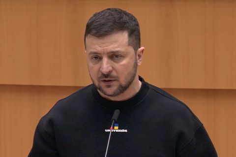 Volodymyras Zelenskis // Kalbos Europos Parlamente stop kadras