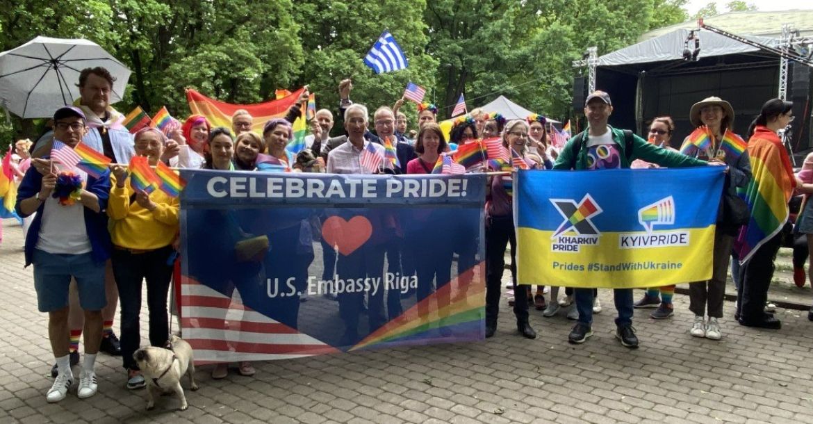 Riga Pride // Nuotr. iš Jungtinių Amerikos Valstijų ambasados Taline Facebook paskyros