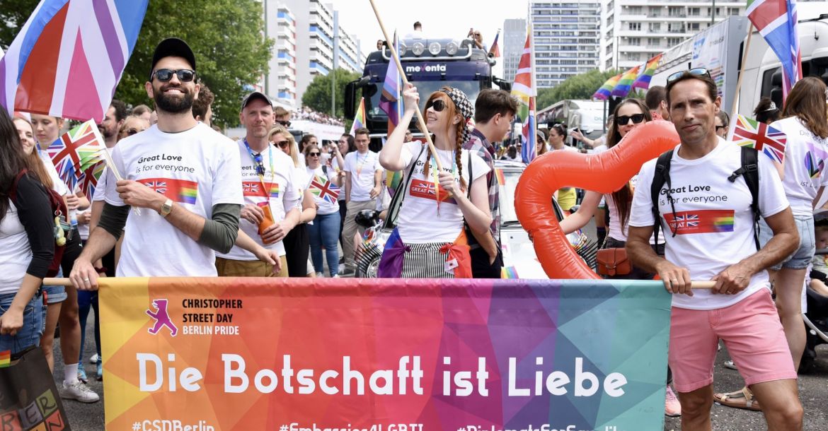 Berlyno Pride 2022 // Nuotr. iš @UKinGermany